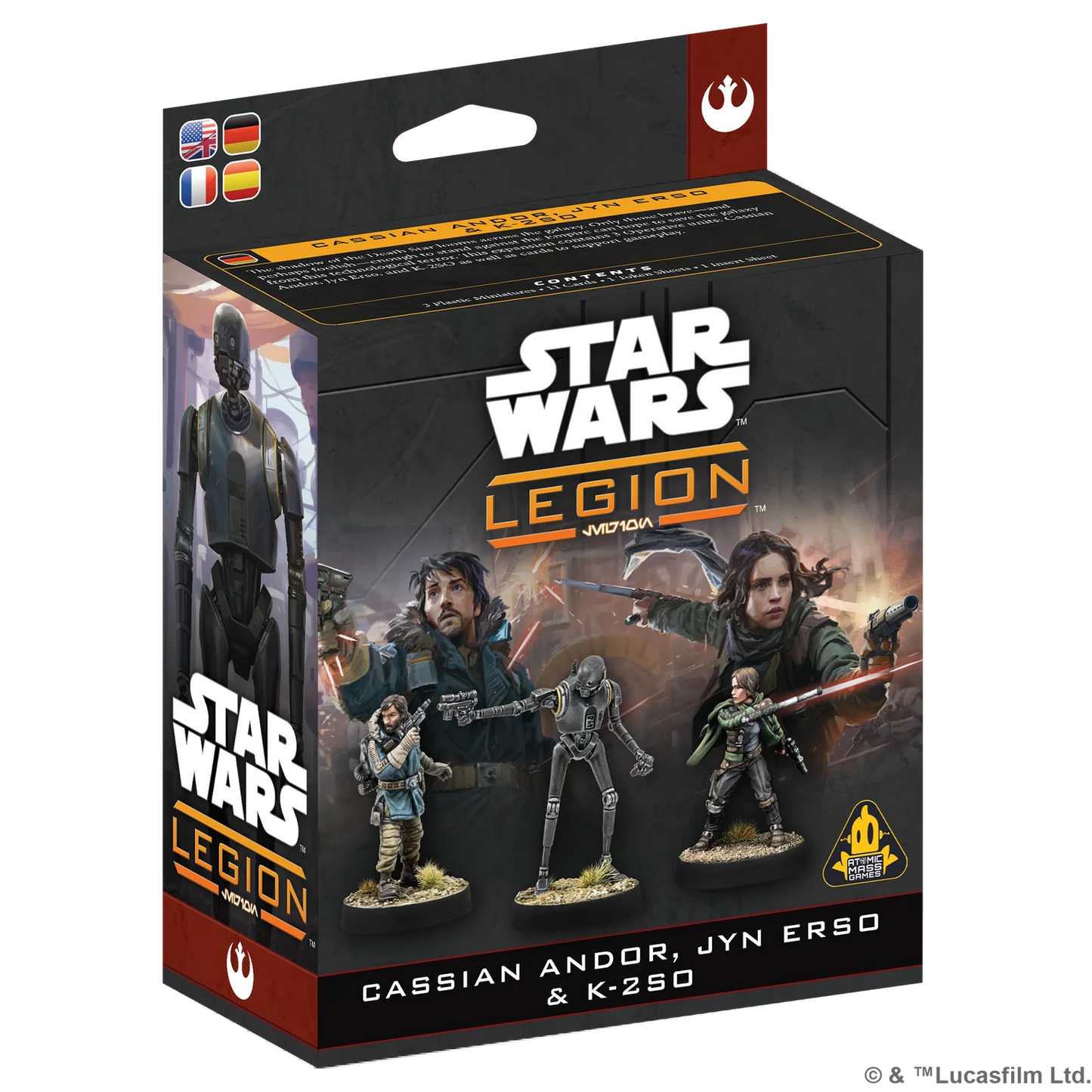Star Wars Legion: Cassian Andor, Jyn Erso, & K-2SO