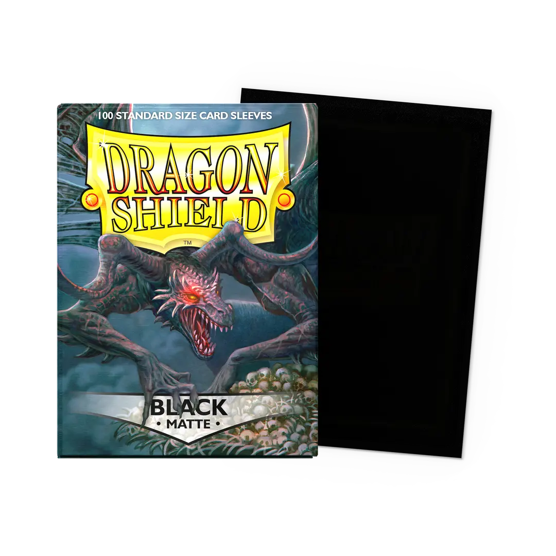 Dragon Shield: Matte - Black Sleeves (100ct)