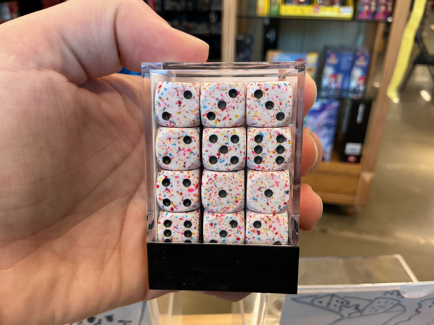 Chessex speckled d6 36pc birthday