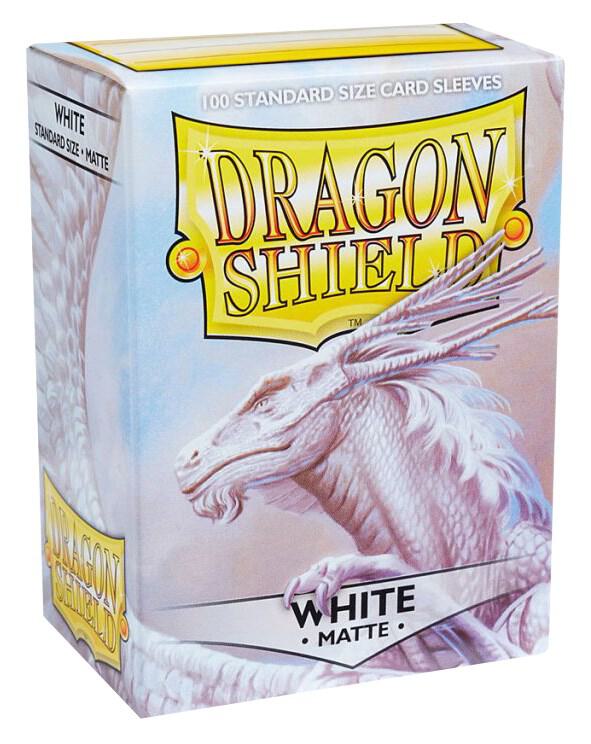 Dragon Shield: Matte Sleeves - White