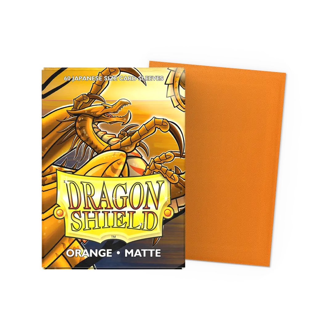 Dragon Shield: Japanese Size - Orange Sleeves (60ct)