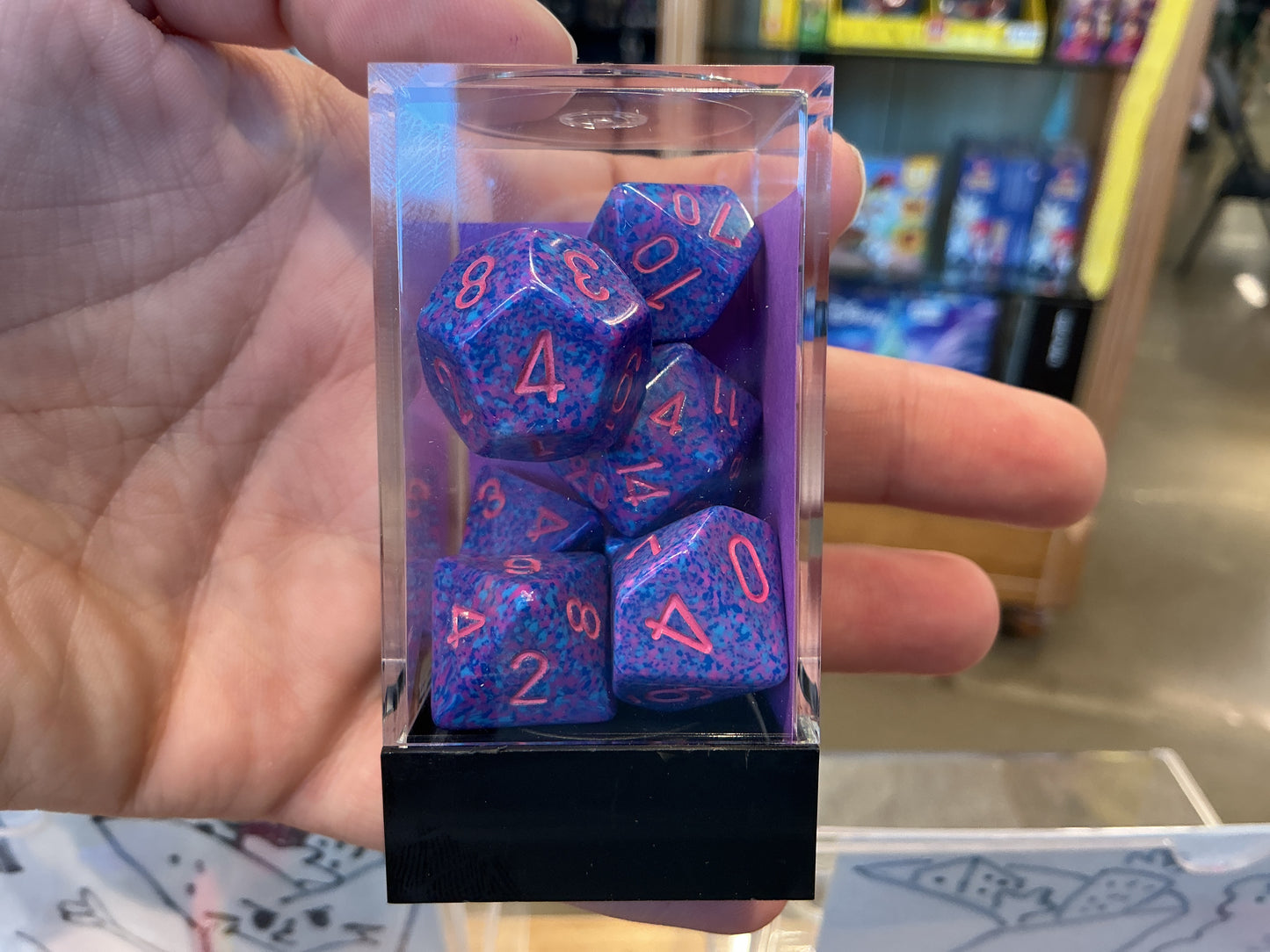 Chessex 7pc purple passion