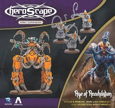 Heroscape: Age of Annihilation - Revna's Rebuke: Iron Lich Viscerot and Necrotech Wraithriders