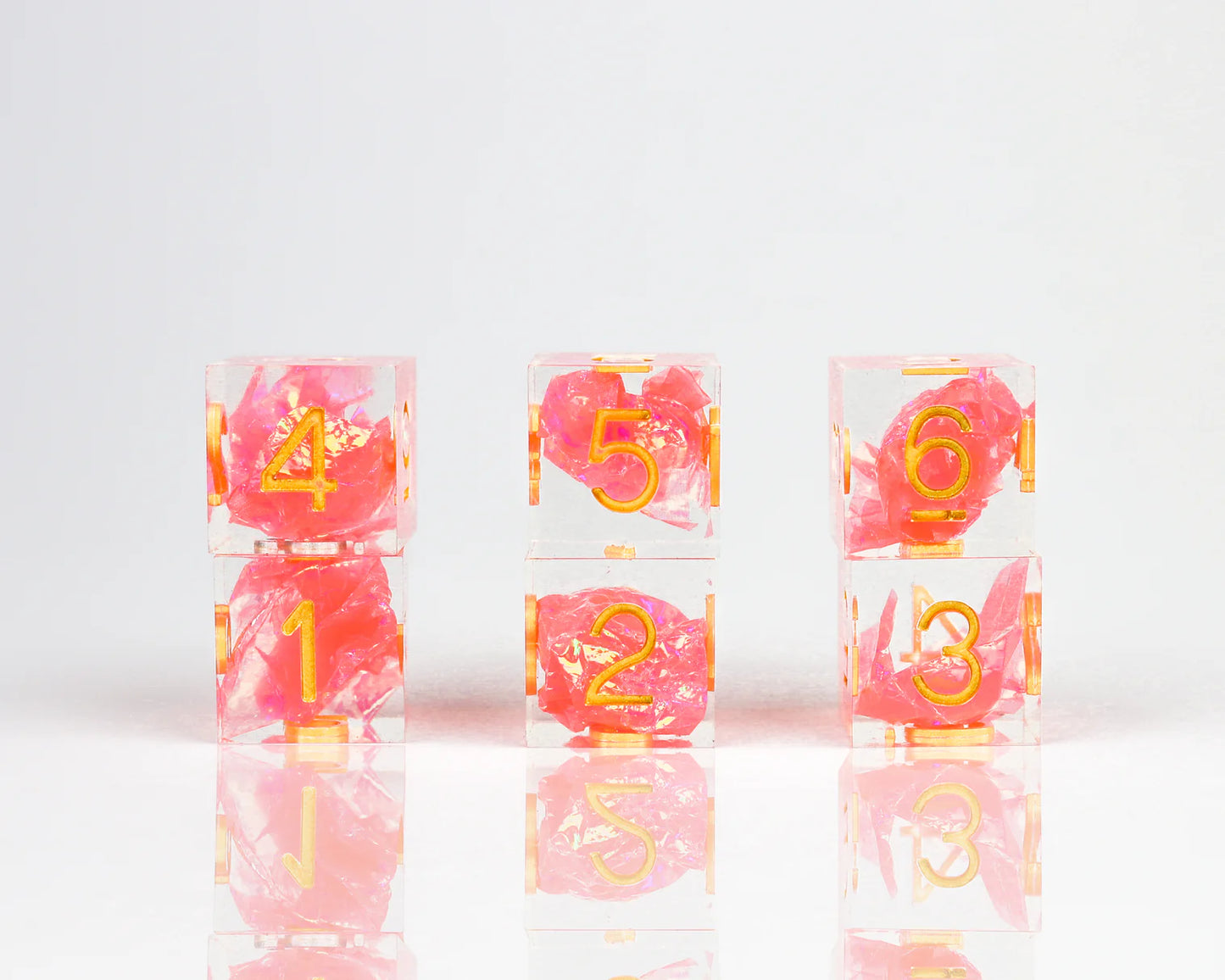 Sirius Dice: D6 Dice - Sharp Flamingo