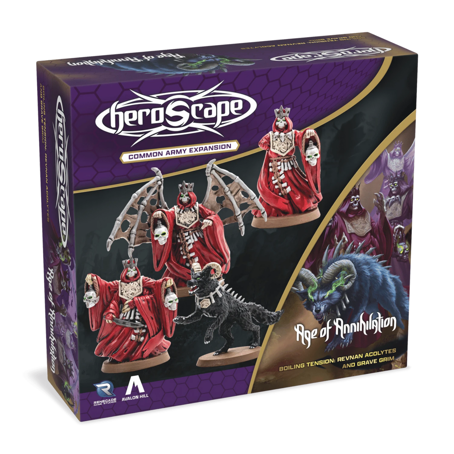 Heroscape: Age of Annihilation - Revnan Acolytes and Grave Grim