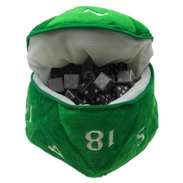 D20 Plush Bag - Green