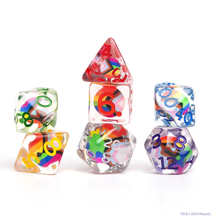 Dungeons and Dragons: Progress Pride Dice Set