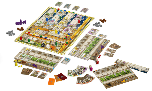 Lorenzo il Magnifico is a complex and strategic game with no luck dependence. Players will place their Family Members in different areas of the city to perform actions, but these Family Members are never the same as they change value every round. They wil