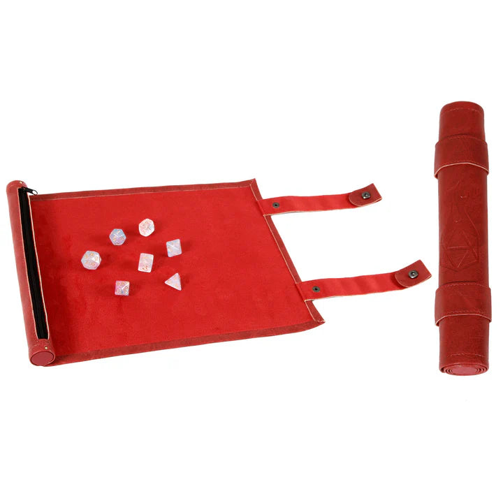 Forged Dice Tray: Scroll - Red