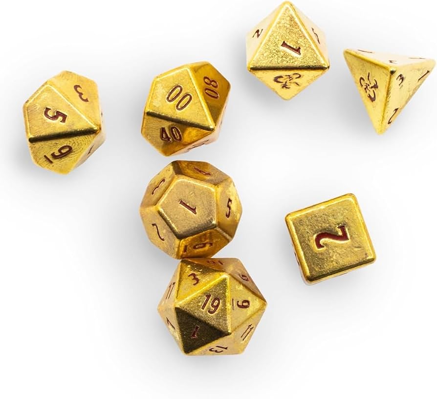 Dungeons and Dragons: 50th Anniversary Dice Set of 7