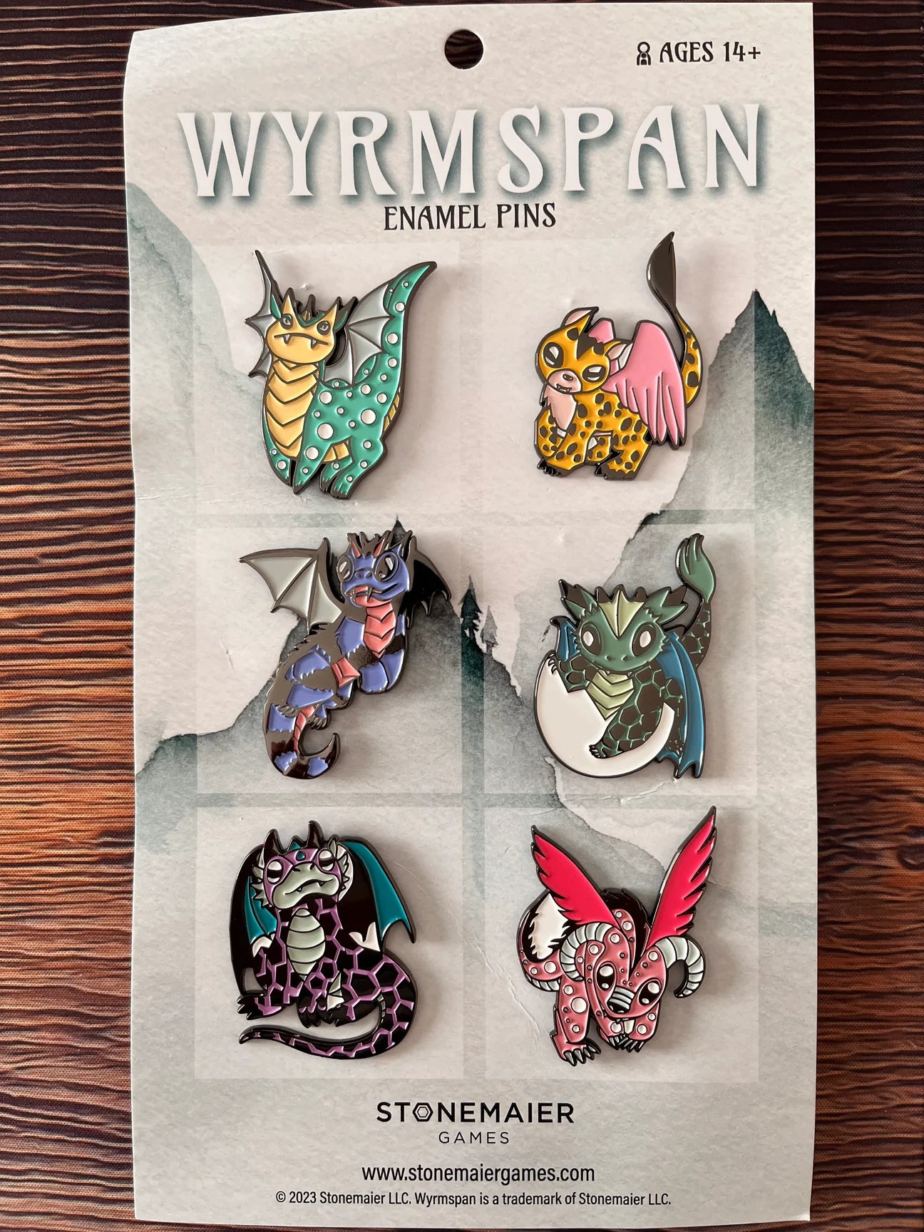 Wyrmspan: Enamel Pins
