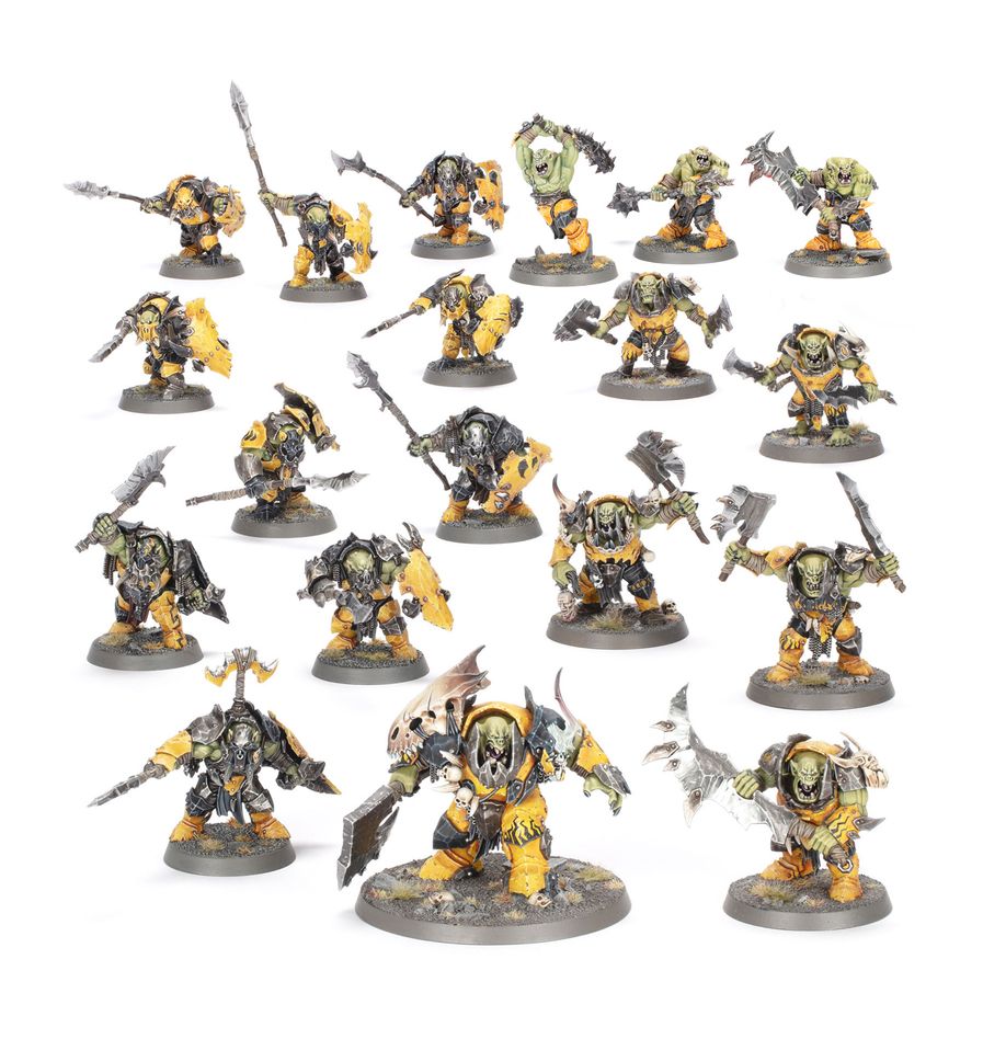 Warhammer AOS Spearhead: Orruk Warclans Ironjawz Bigmob