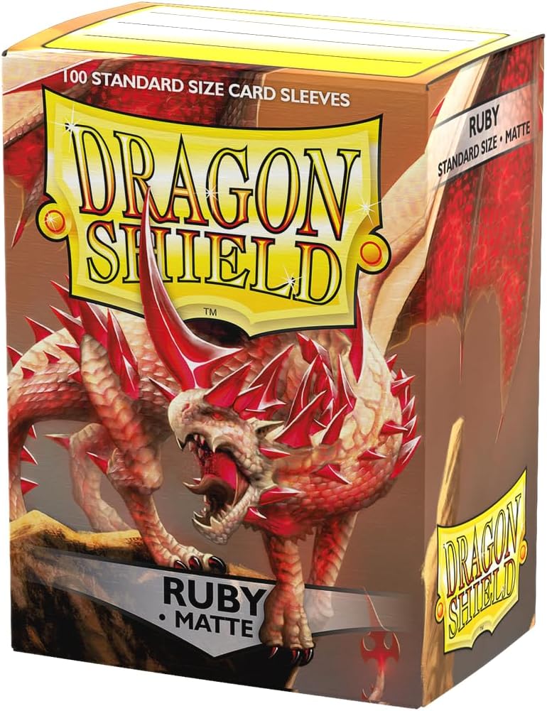 Dragon Shield: Dual Matte - Ruby Sleeves (100ct)
