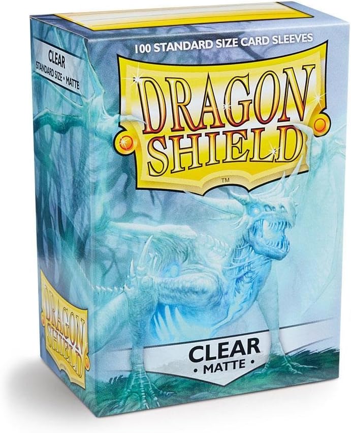 Dragon Shield: Matte - Clear Sleeves (100ct)