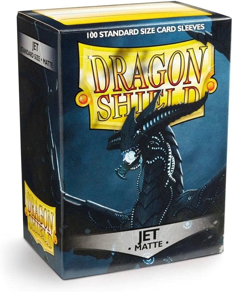 Dragon Shield: Matte - Jet Sleeves (100ct)