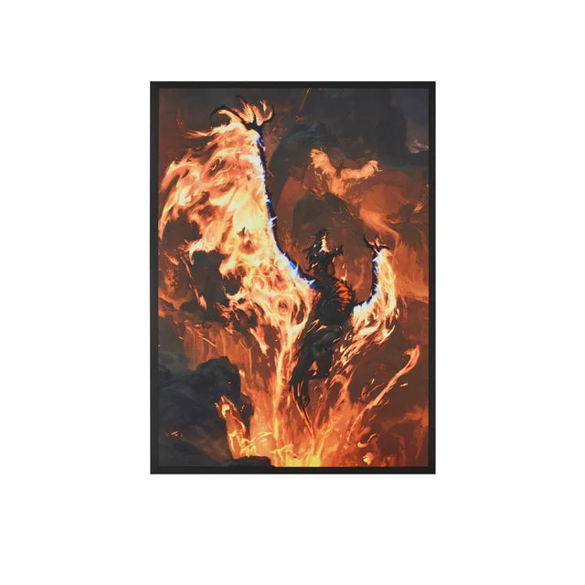 Arcane Fortress: Matte “Volcanic Rebirth” Artwork Sleeves 100ct