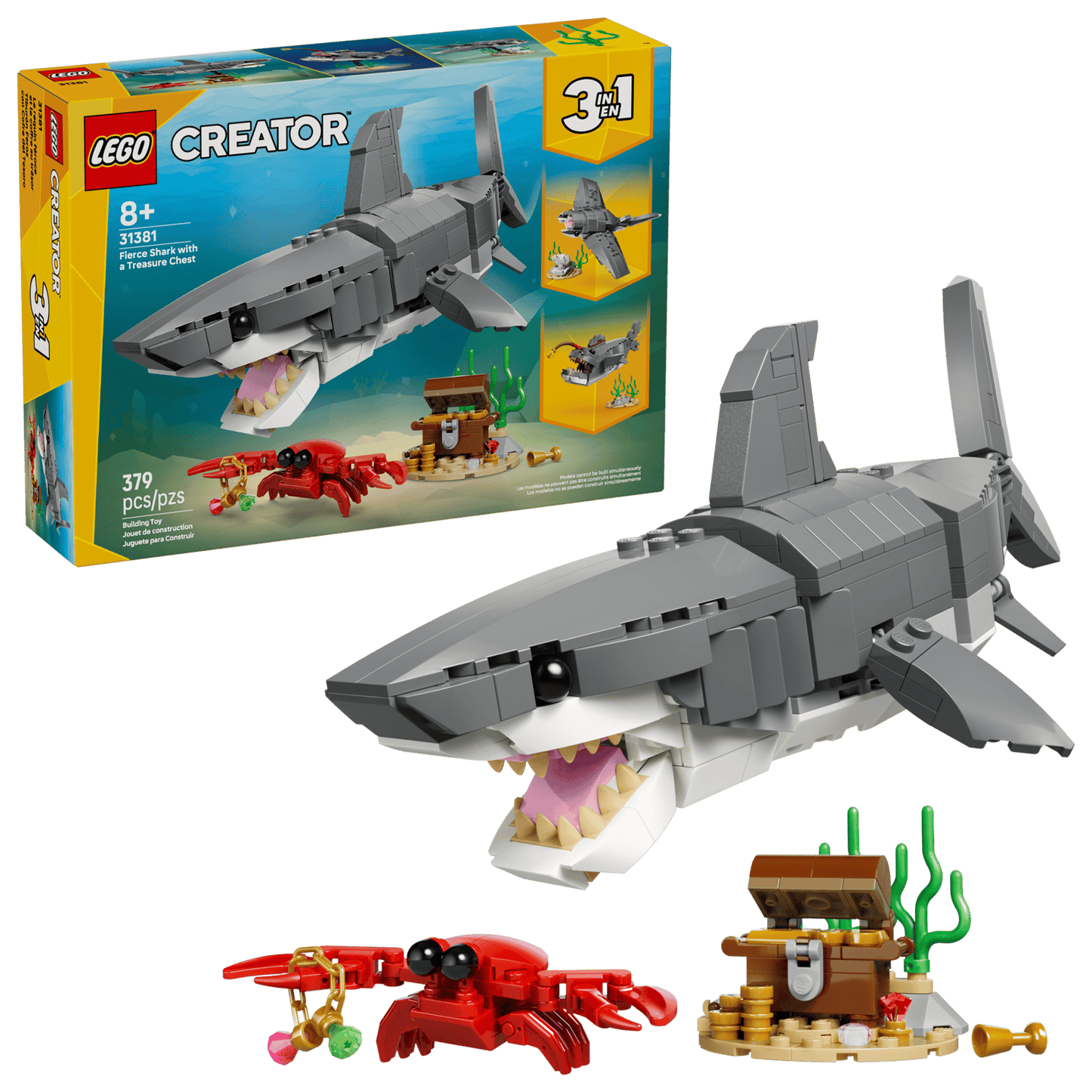 LEGO Creator: Fierce Shark with Treasure Chest