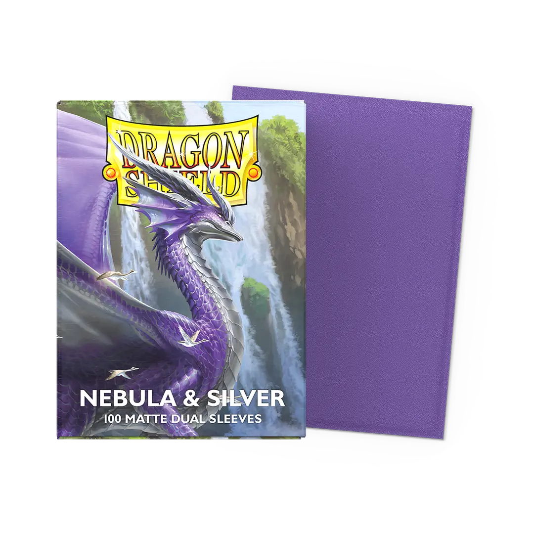 Dragon Shield: Dual Matte - Nebula & Silver