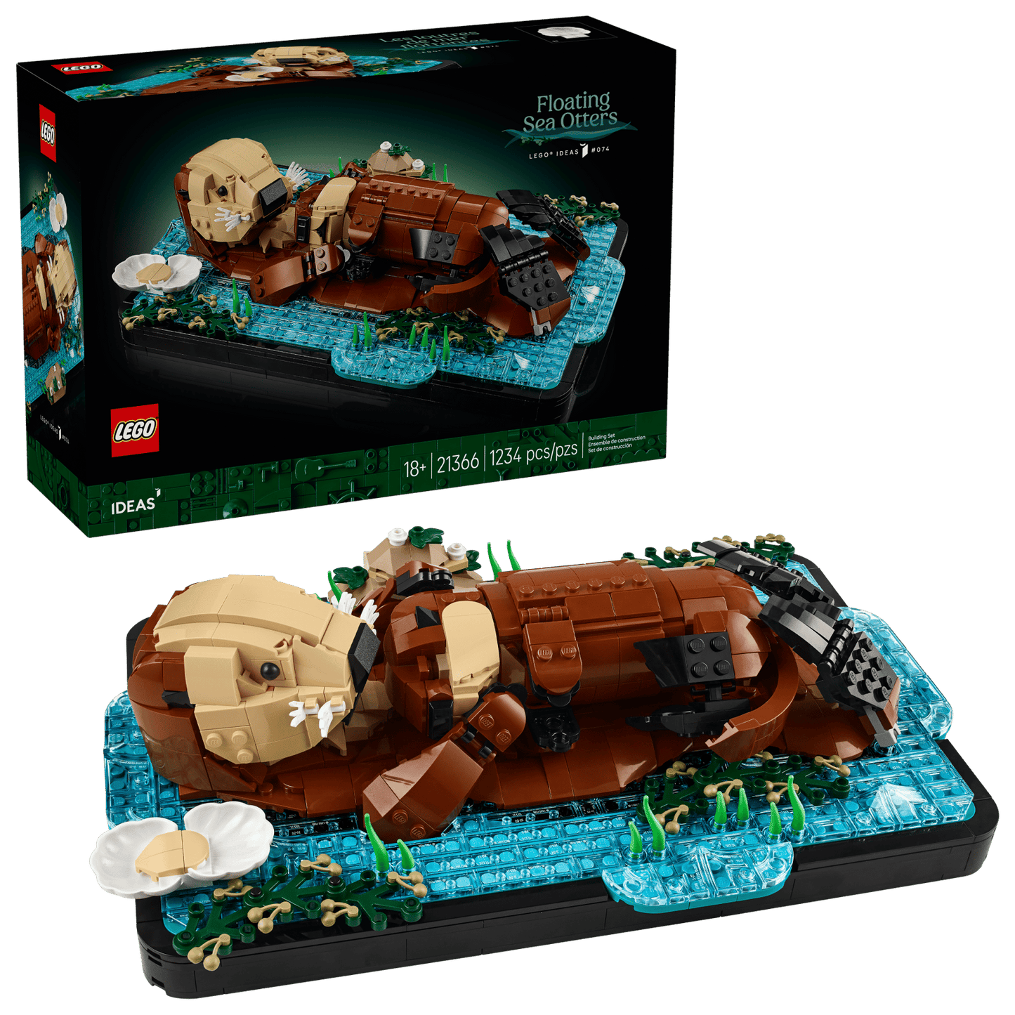 LEGO: Floating Sea Otters
