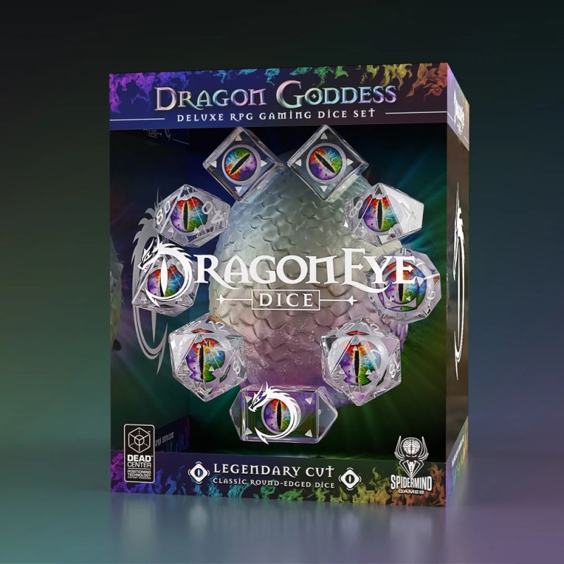 Dragon Eye Dice: Legendary Round Cut - Dragon Goddess