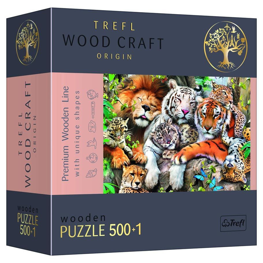 Puzzle: Woodcraft: Wild Cats in the Jungle 501 Piece