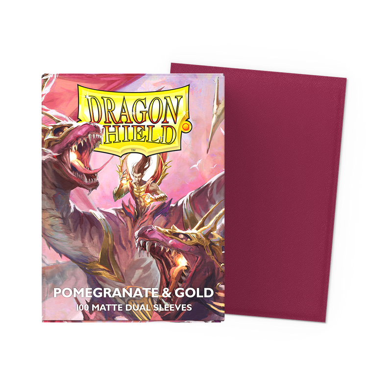 Dragon Shield: Matte Dual - Pomegranate & Gold