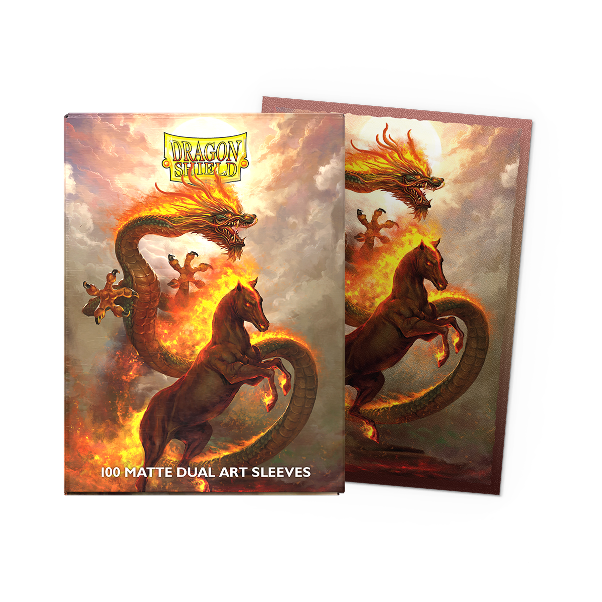 Dragon Shield Dual Art Matte Horse Sleeves