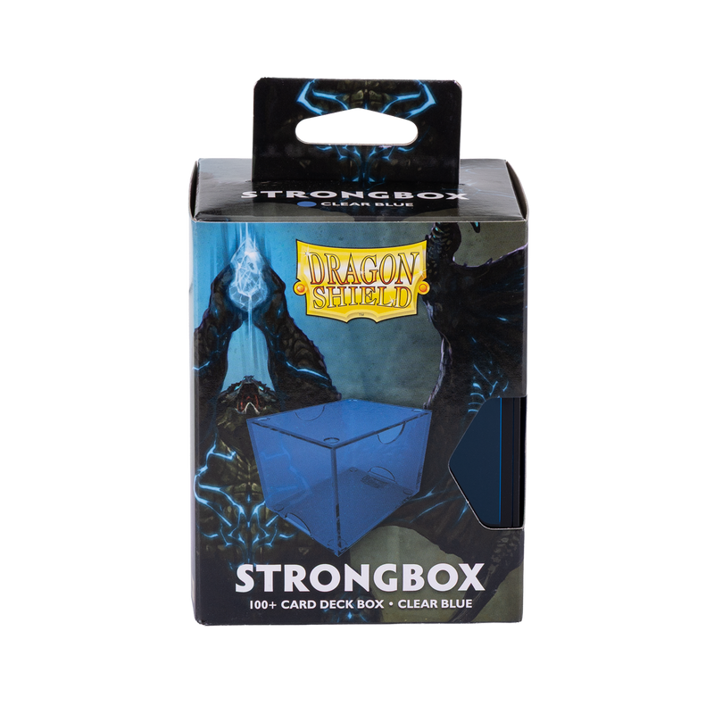 Dragonshield Strongbox - 100+ Card Deck Box - Clear Blue
