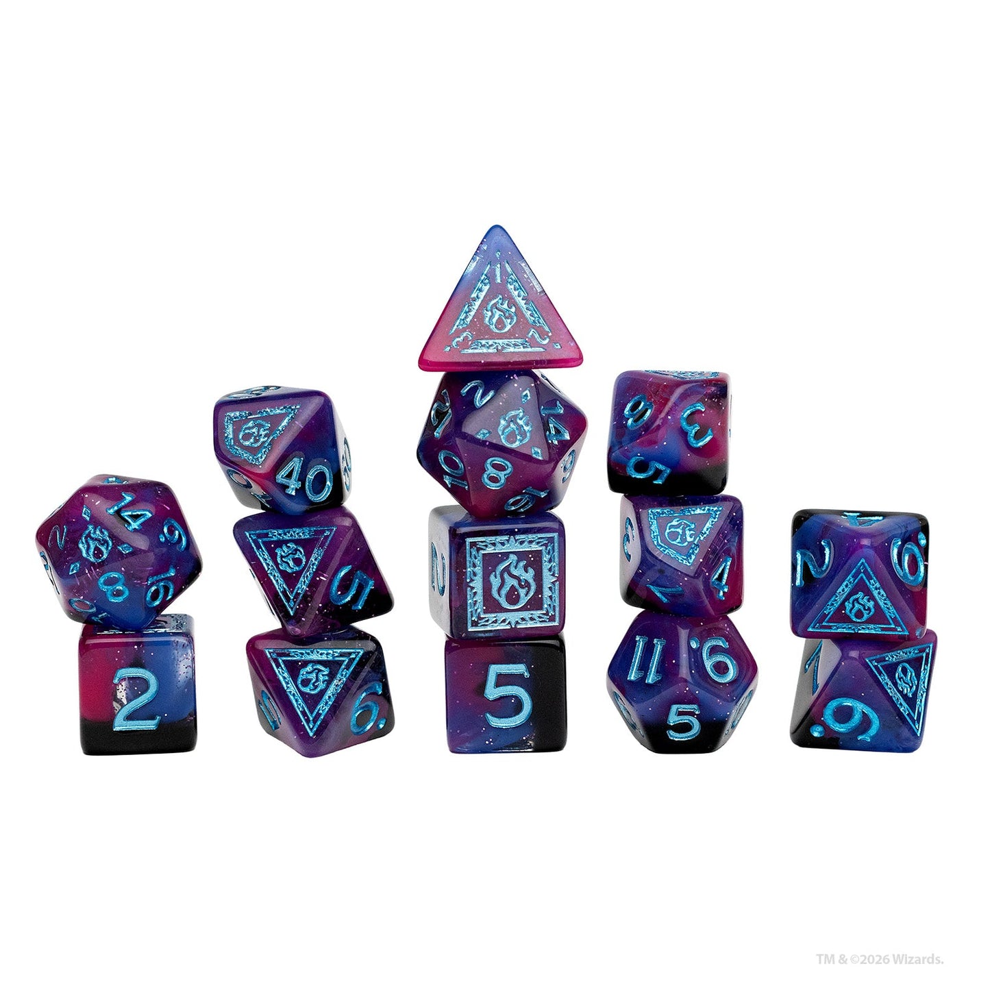 Dungeons and Dragons: Adventure Dice - Sorcerer: Purple