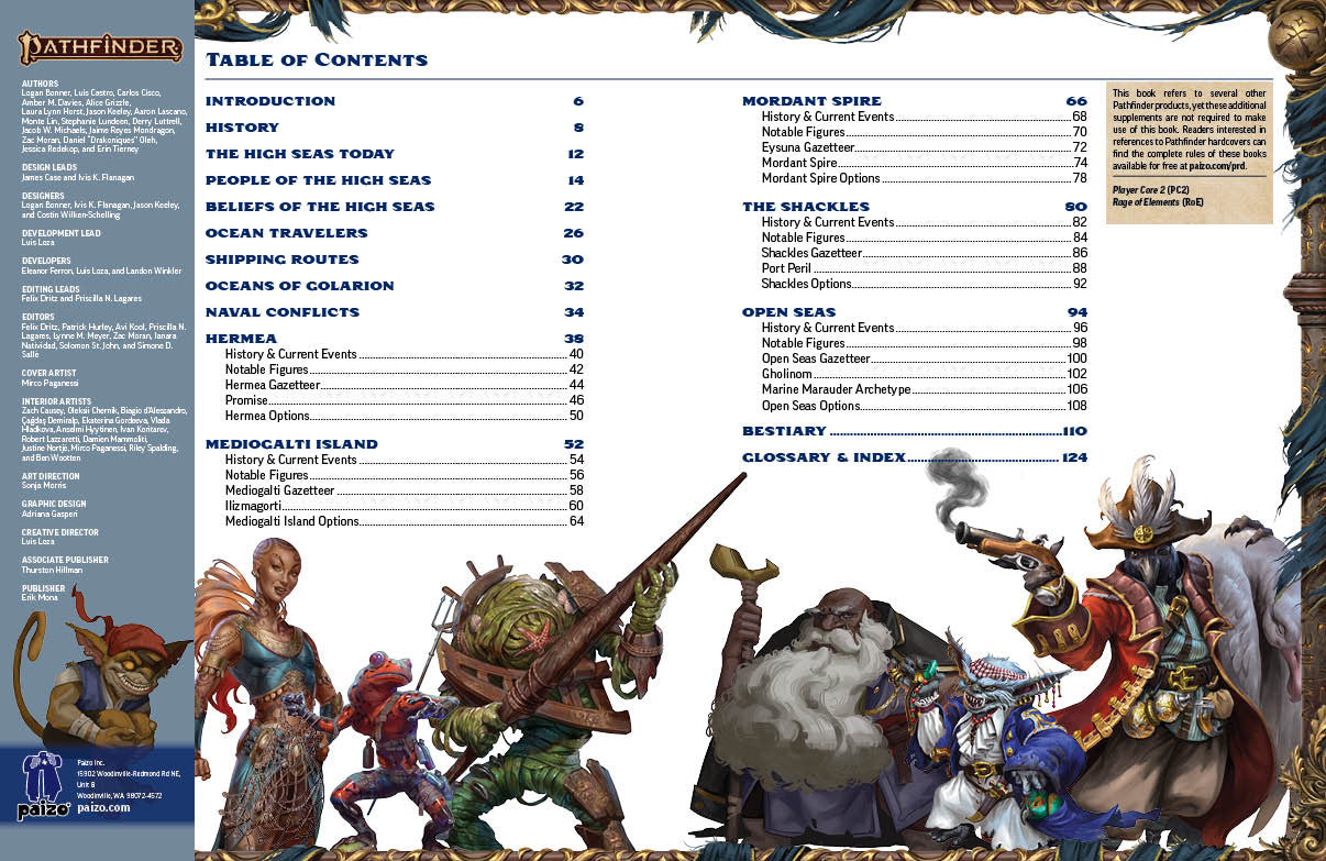 Pathfinder 2e- Lost Omens High Seas