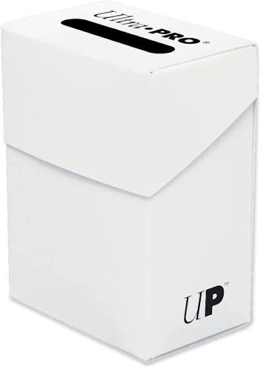 Ultrapro: Solid Deck Box 80+: White