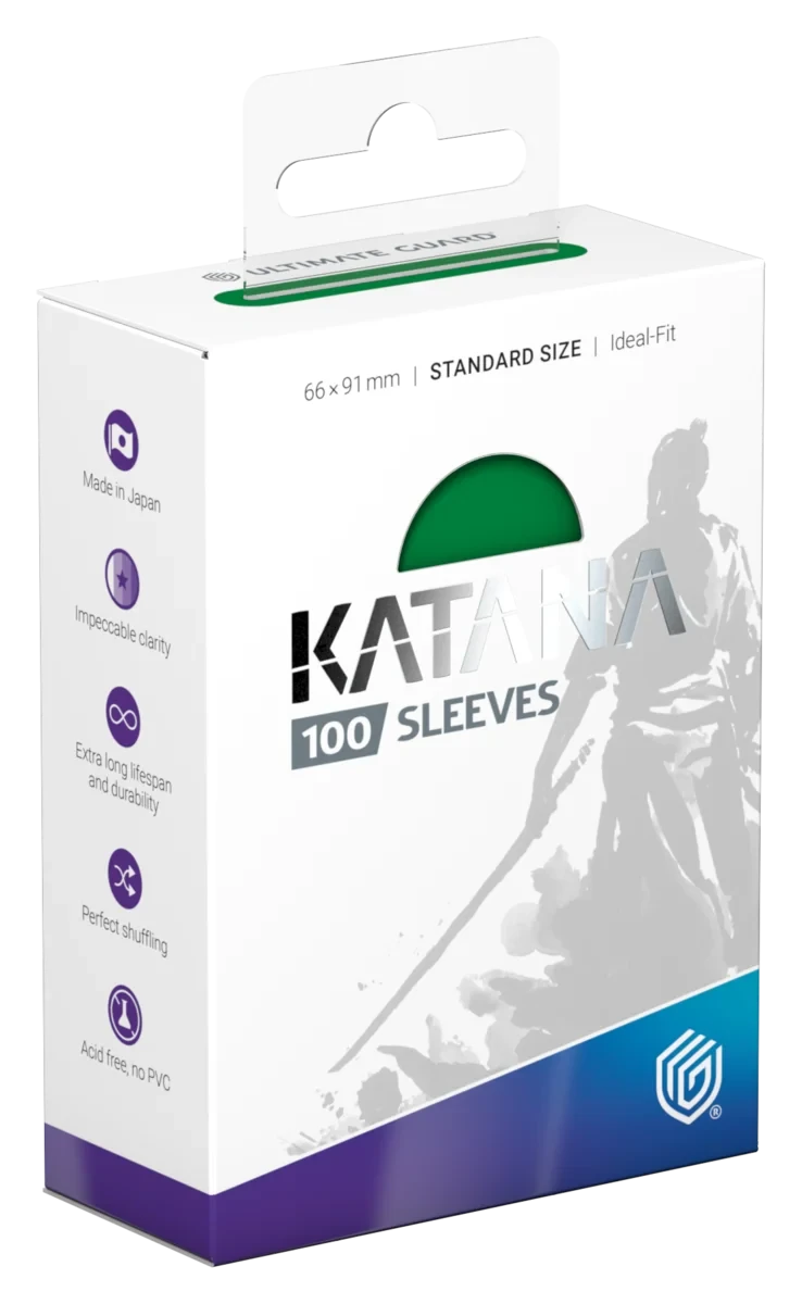 KATANA SLEEVES STANDARD SIZE (100) - JADE GARDEN