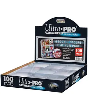 Ultrapro Platinum Series 9-Pocket Pages