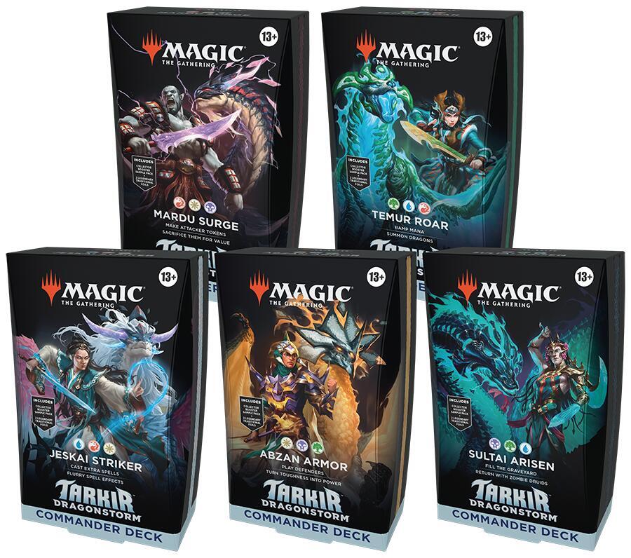 Magic: The Gathering: Tarkir: Dragonstorm Commander - Set of 5