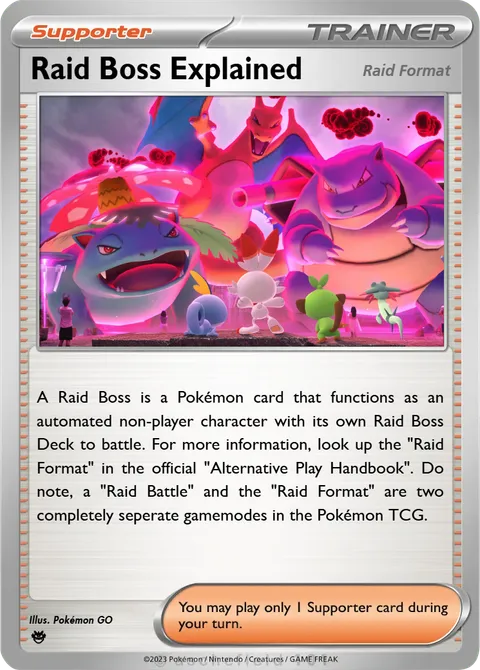 Pokemon TCG Retro Raid Format