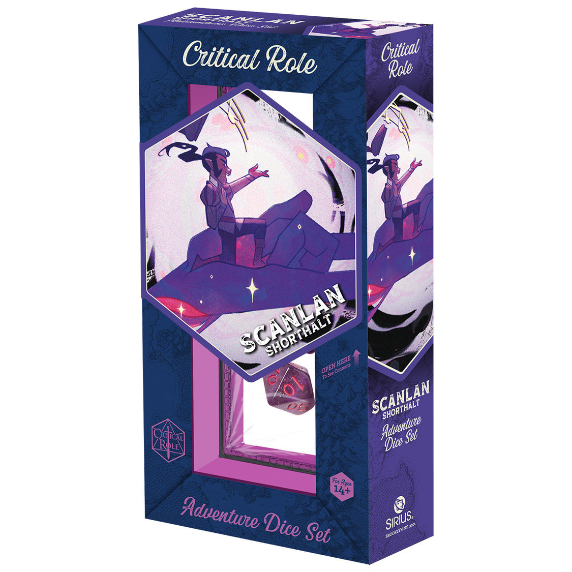 Vox Machina Adventure Dice: Scanlan Shorthalt