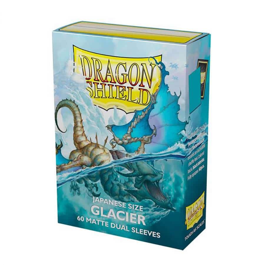 Dragon Shield: 60ct Japanese Size Matte Dual Sleeves - Glacier