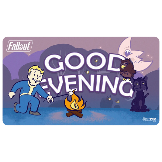 Ultrapro: Playmat - Fallout Vault Boy: Double-Sided Good Morning / Good Evening