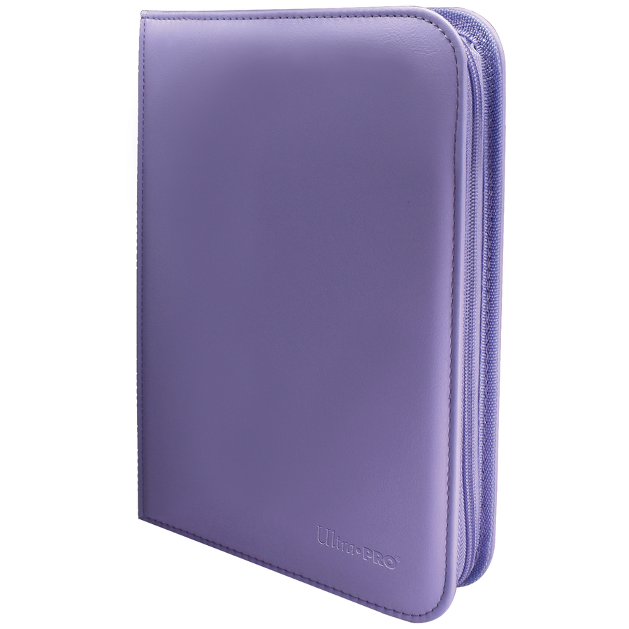 Ultrapro Vivid: 4-Pocket Zippered Pro Binder - Purple