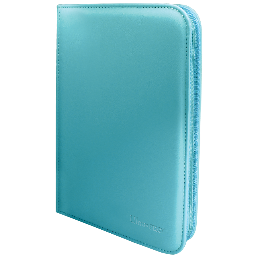 Ultrapro Vivid: 4-Pocket Zippered Pro Binder - Light Blue
