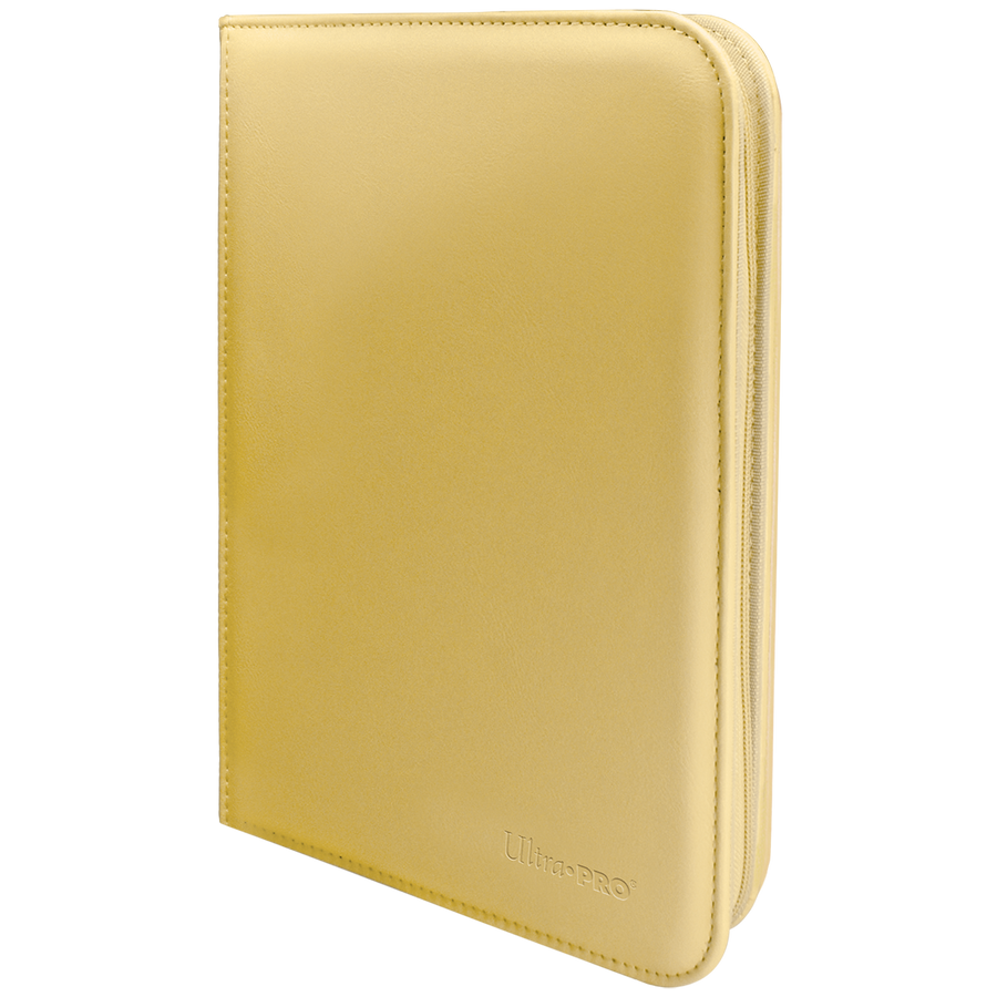 Ultrapro Vivid: 4-Pocket Zippered Pro Binder - Yellow