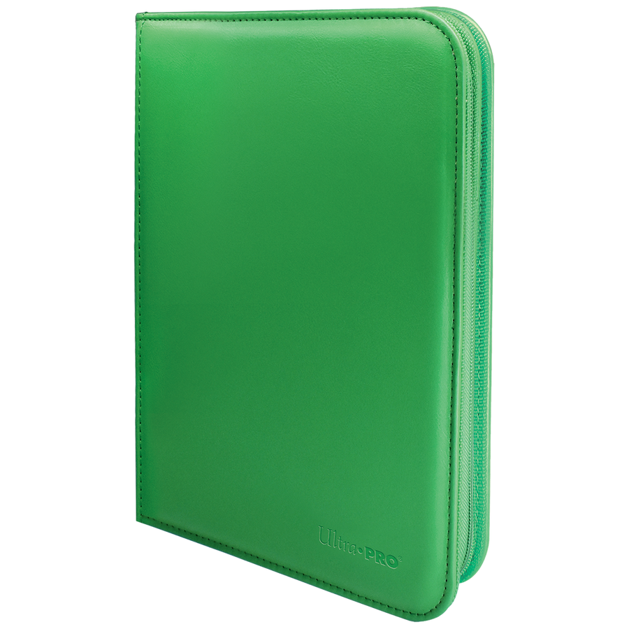Ultrapro Vivid: 4-Pocket Zippered Pro Binder - Green