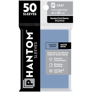 Phantom Sleeves: 50ct Sleeves - Gray