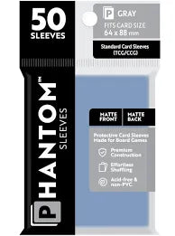 Phantom Sleeves: 50ct Sleeves - Gray