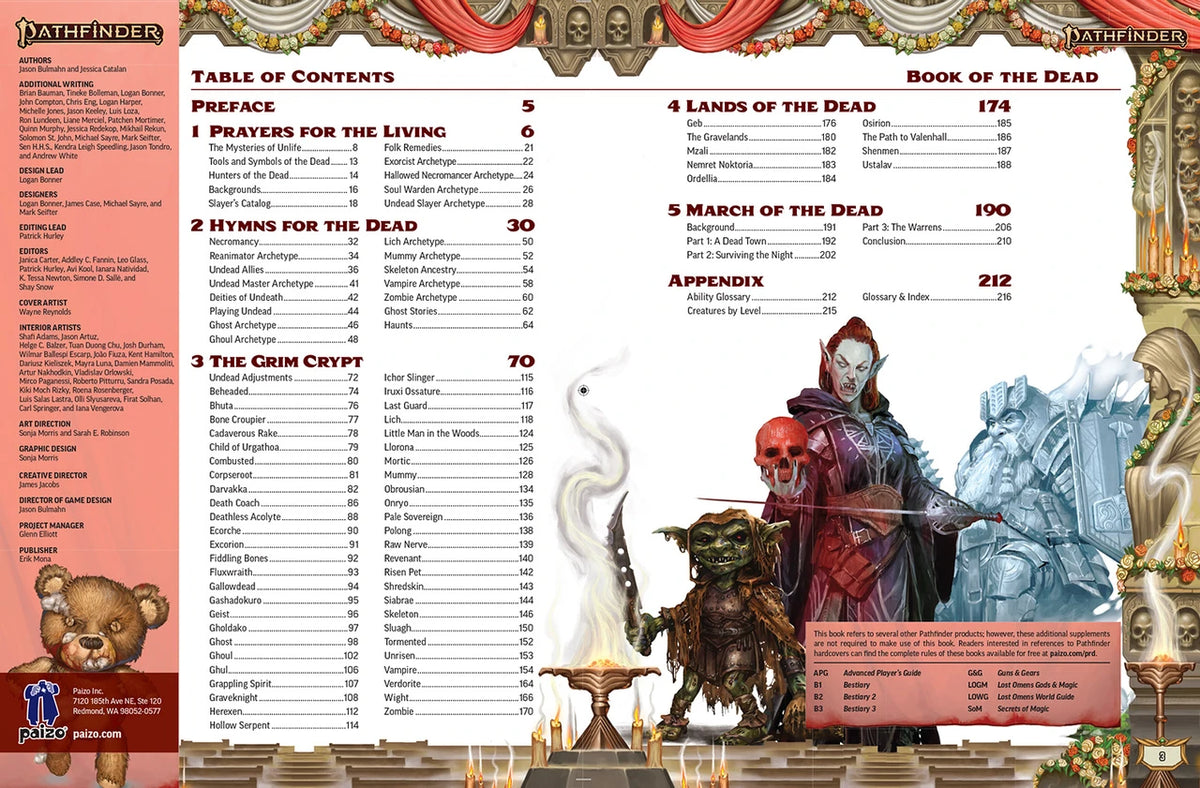 Pathfinder 2e: Book Of The Dead (Pocket Edition)