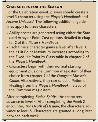 D&D Encounters: Season of Magic Celebration