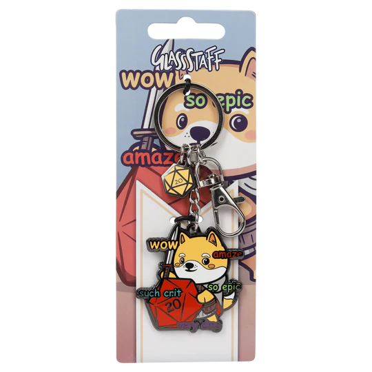 "Wow Much Crit" Keychain