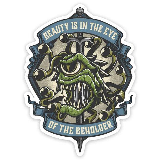 "Eye of the Beholder" Vinyl Sticker