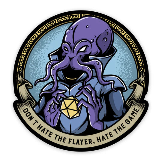 "Don't Hate the Flayer" Vinyl Sticker