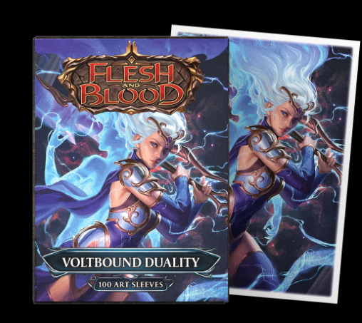 Flesh & Blood: 100ct Matte Art Sleeves - Voltbound Duality